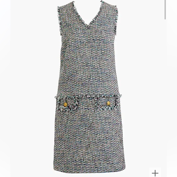 Jcrew tweed dress with pockets - Picture 2 of 2